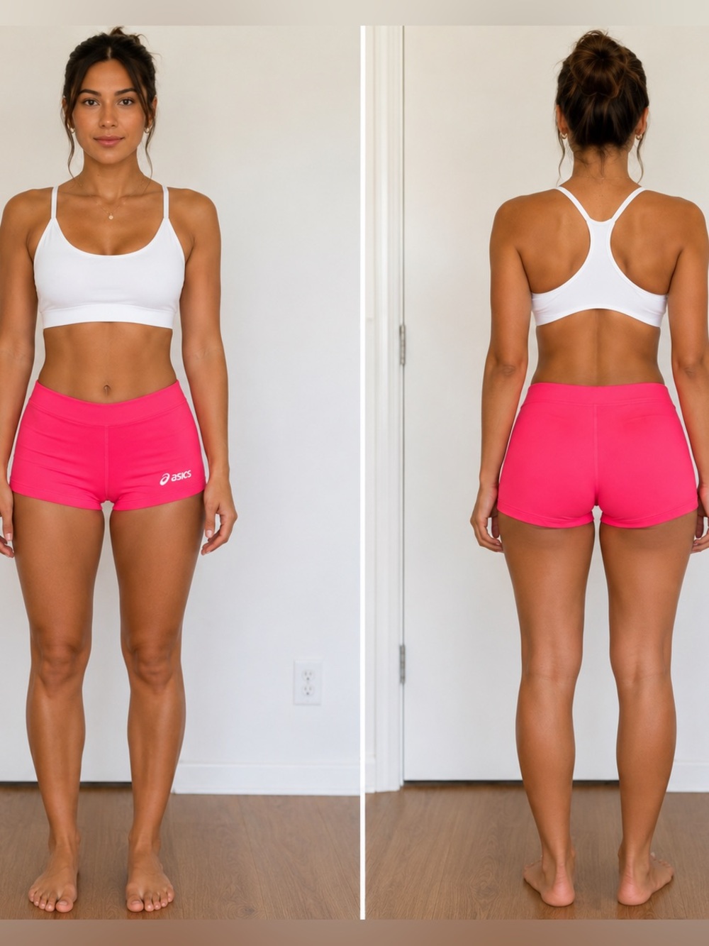 ASICS Women's Neon Pink Athletic Shorts